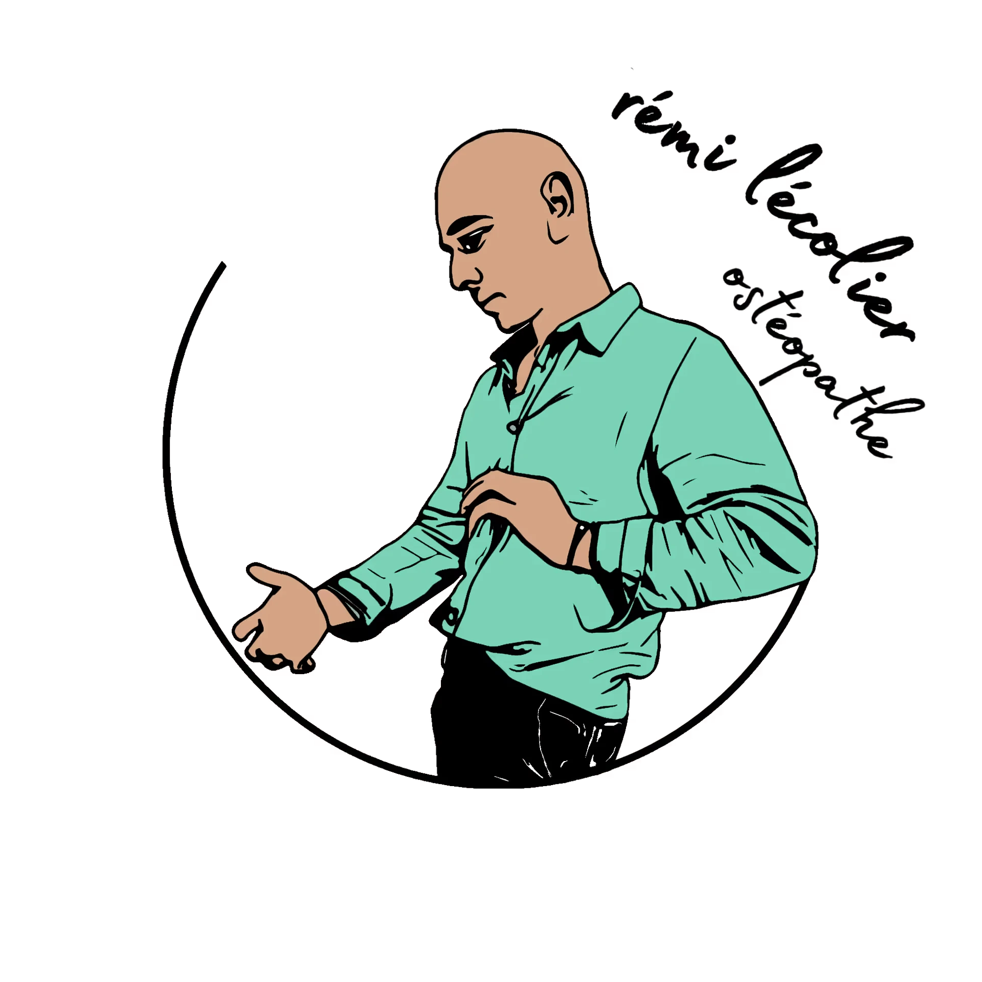 Rémi Lécolier logo in navbar